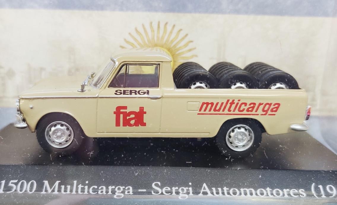 Skala 1/43: Fiat 1500 Multicarga - Sergi Automotores 1965 fr Altaya