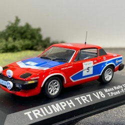 Skala 1/43: Triumph TR7 V8, Manx Rally 1978 fr IXO