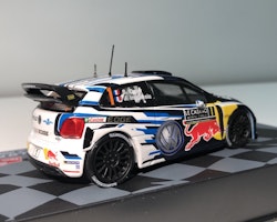 Skala 1/43 Snygg modellbil av Volkswagen Polo R WRC 2016 "Monte Carlo"