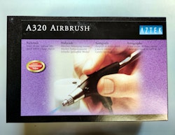 AZTEK A320 Airbrush kit single-action för hobby fr Testors