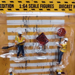 Skala 1/64 - 6 st Figurer "Public Worker" - American Diorama MiJo