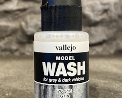 Vallejo Model Color: 35ml: MODEL WASH, GREY WASH, 76516