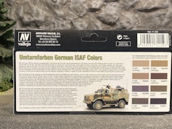 Vallejo Model Air Set, Färg: German ISAF Colors Set 8 flaskor á 17ml, 71159
