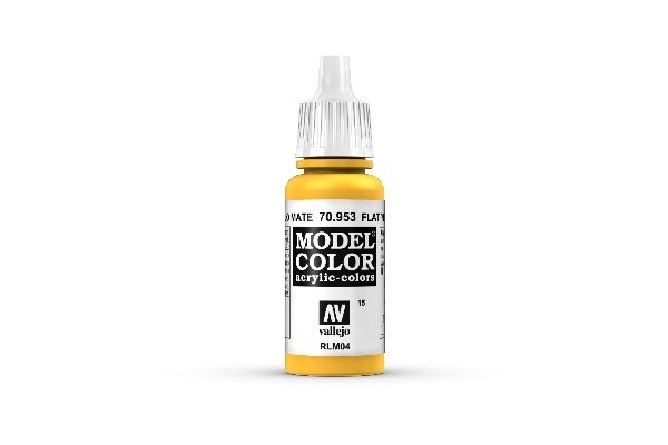 Vallejo Model Color, akrylfärg flaska 17ml: Svag gul 70953