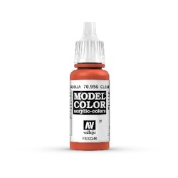 Vallejo Model Color, akrylfärg flaska 17ml: Klar Orange 70956