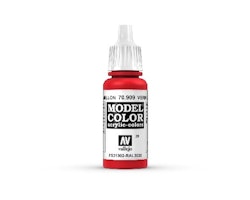 Vallejo Model Color, akrylfärg flaska 17ml: Högröd 70909