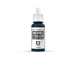 Vallejo Model Color, akrylfärg flaska 17ml: Mörk preussisk blå 70899