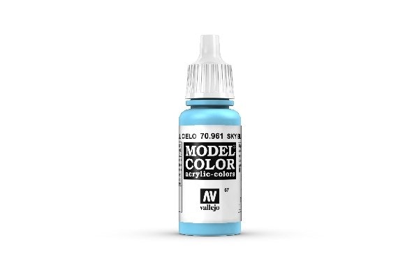 Vallejo Model Color, akrylfärg flaska 17ml: Himmelsblå 70961