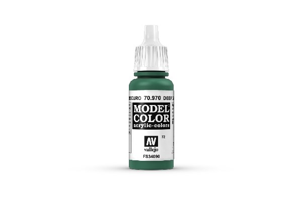 Vallejo Model Color, akrylfärg flaska 17ml: Mörkgrön 70970