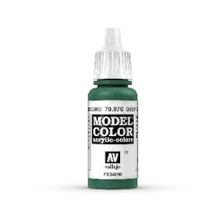 Vallejo Model Color, akrylfärg flaska 17ml: Mörkgrön 70970