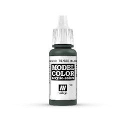 Vallejo Model Color, akrylfärg flaska 17ml: Svart/grön 70980