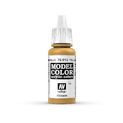 Vallejo Model Color, akrylfärg flaska 17ml: Gul ockra 70913