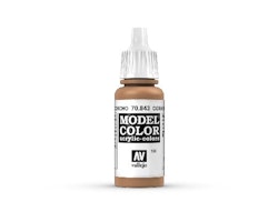 Vallejo Model Color, akrylfärg flaska 17ml: Kork brun 70843