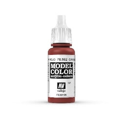 Vallejo Model Color, akrylfärg flaska 17ml: Kavalleri-brun 70982