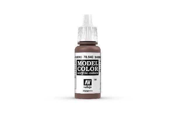 Vallejo Model Color, akrylfärg flaska 17ml: Sadel-brun 70940