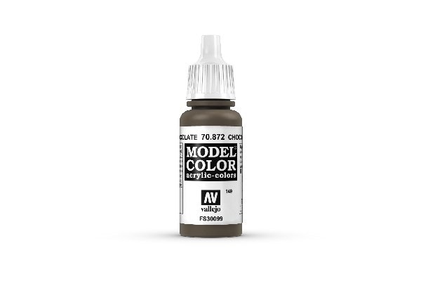 Vallejo Model Color, akrylfärg flaska 17ml: Chokladbrun 70872