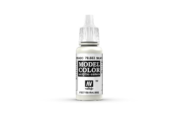Vallejo Model Color, akrylfärg flaska 17ml: Silver/grå 70883