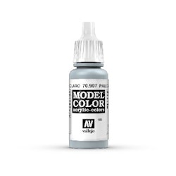 Vallejo Model Color, akrylfärg flaska 17ml: Blek grå/blå 70907