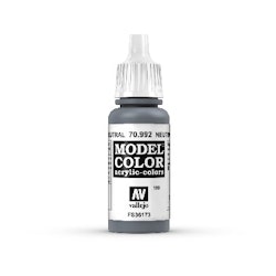 Vallejo Model Color, akrylfärg flaska 17ml: Neutral Grå 70992