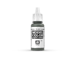 Vallejo Model Color, akrylfärg flaska 17ml: Vapen-Metall-grå 70863