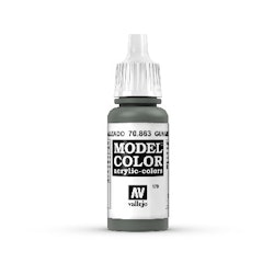 Vallejo Model Color, akrylfärg flaska 17ml: Vapen-Metall-grå 70863