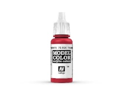 Vallejo Model Color, akrylfärg flaska 17ml: Transparent röd 70934