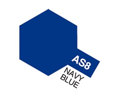 Tamiya AS spray - Färg för Flygplansmodeller i plast: AS-8 Navy Blå