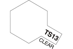 Tamiya TS spray - Färg för plastmodeller: TS-13 Klar lack