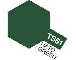 Tamiya TS spray - Färg för plastmodeller: TS-61 Nato Grön