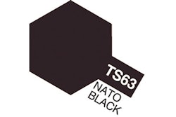 Tamiya TS spray - Färg för plastmodeller: TS-63 Nato Svart