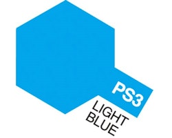 Tamiya Polykarbonatspray - Färg för Lexankarosser: PS-3 Ljusblå