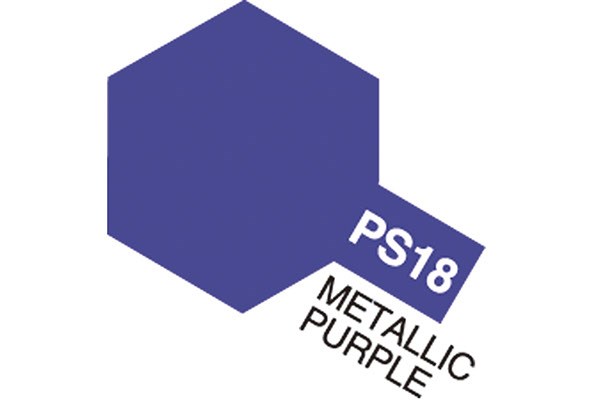 Tamiya Polykarbonatspray - Färg för Lexankarosser: PS-18 Lila metallic