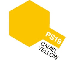 Tamiya Polykarbonatspray - Färg för Lexankarosser: PS-19 Camel Gul