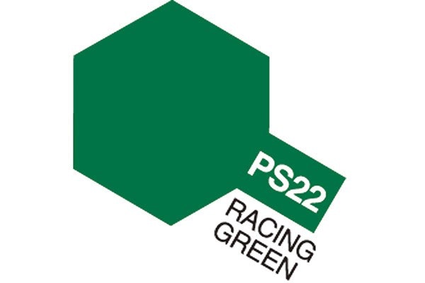 Tamiya Polykarbonatspray - Färg för Lexankarosser: PS-22 Racing Grön