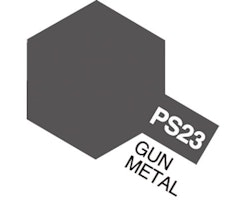 Tamiya Polykarbonatspray - Färg för Lexankarosser: PS-23 Pistolgrå/Gun metal