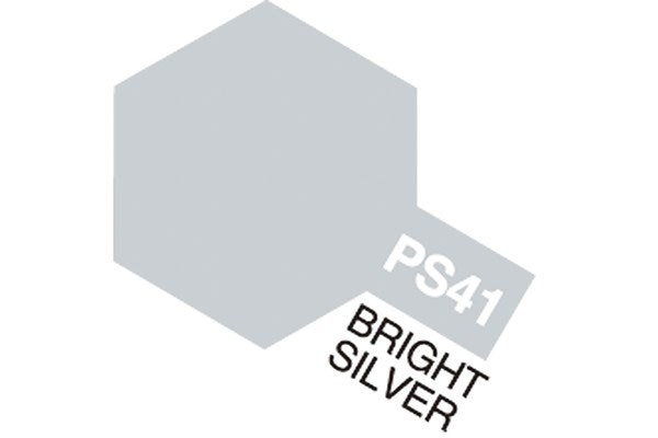 Tamiya Polykarbonatspray - Färg för Lexankarosser: PS-41 Ljus Silver