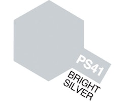 Tamiya Polykarbonatspray - Färg för Lexankarosser: PS-41 Ljus Silver