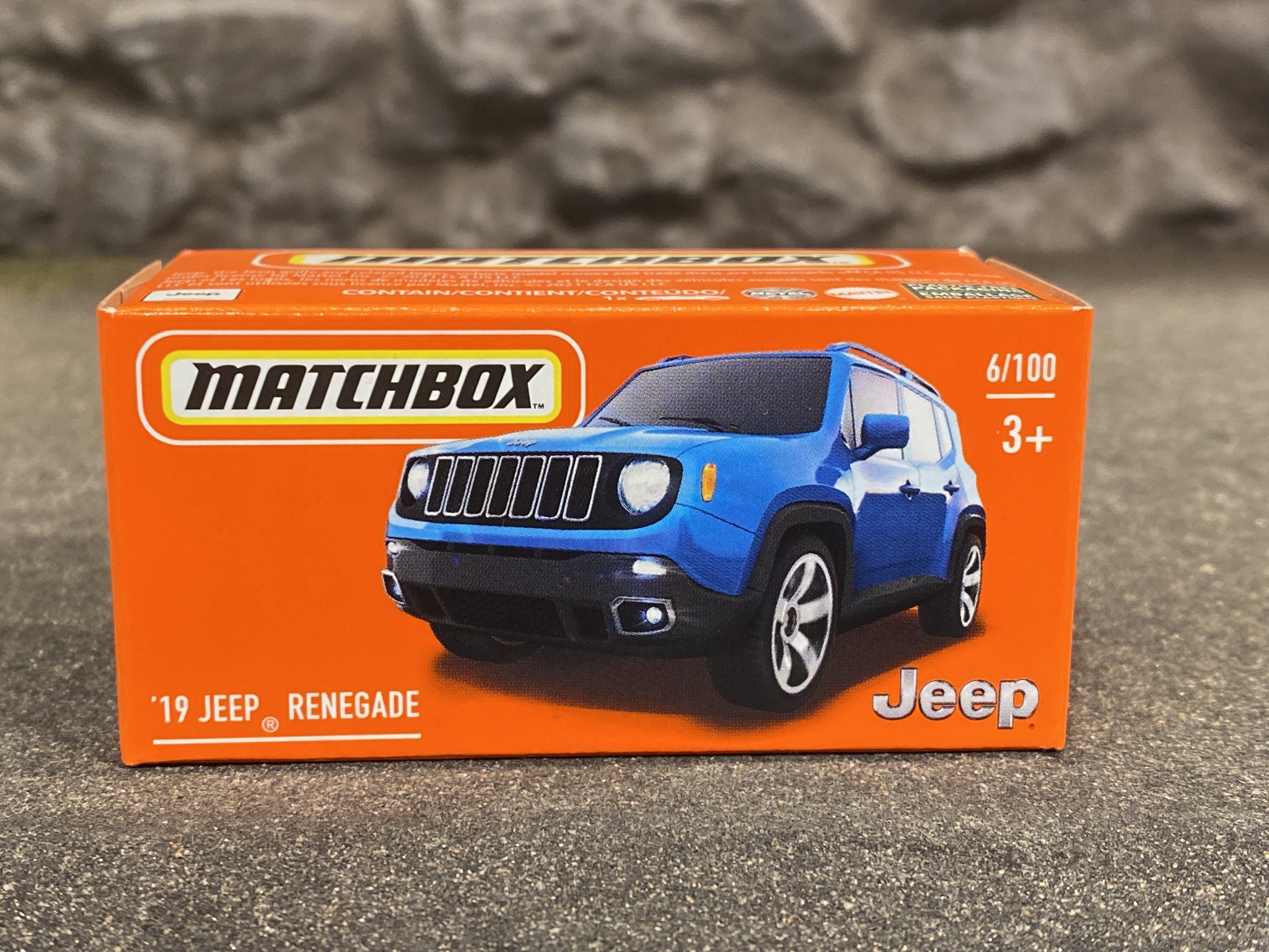 Skala 1/64 Matchbox -  Jeep Renegade 19'