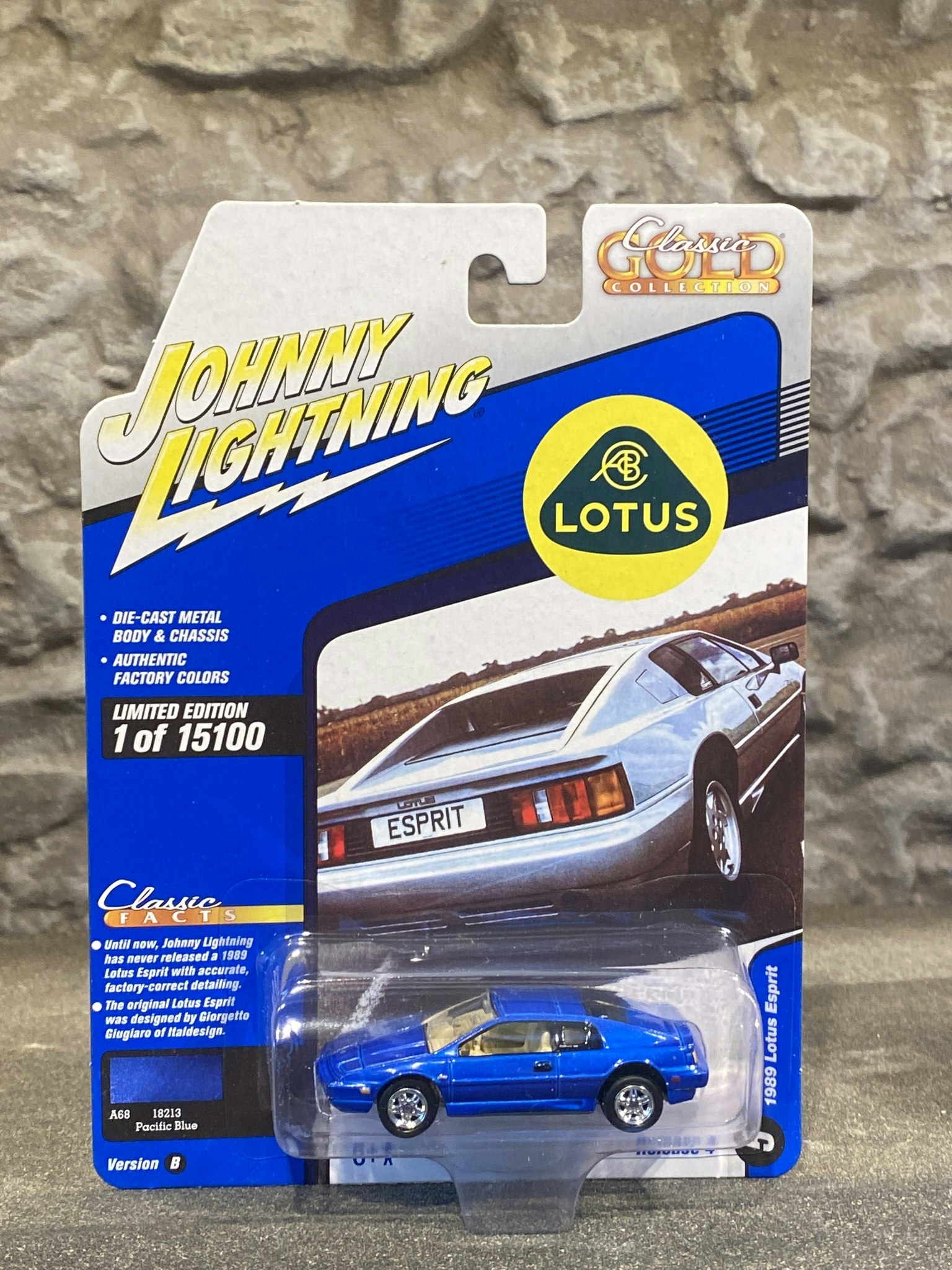 Skala 1/64 - Lotus Esprit 89', Blå från Johnny Lightning