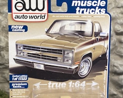 Skala 1/64 Chevy Silverado 10 Fleetside 85' fr AUTO WORLD Lim.Ed. Rel.5 Ver B