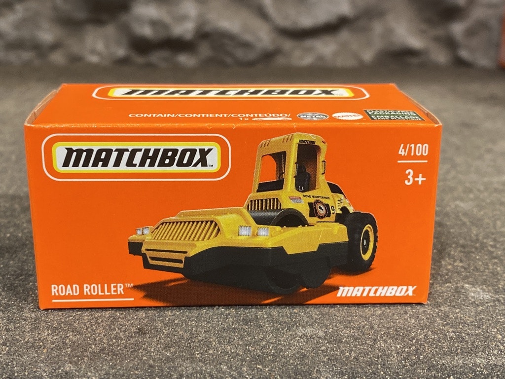 Skala 1/64 Matchbox -  Road Roller