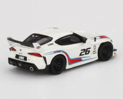 Skala 1/64 - LB★WORKS Toyota GR Supra Martini Racing, från MINI GT
