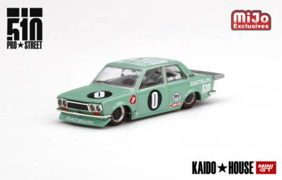 Skala 1/64 - Datsun 510 Pro Street KDO510 fr KAIDO MINI GT