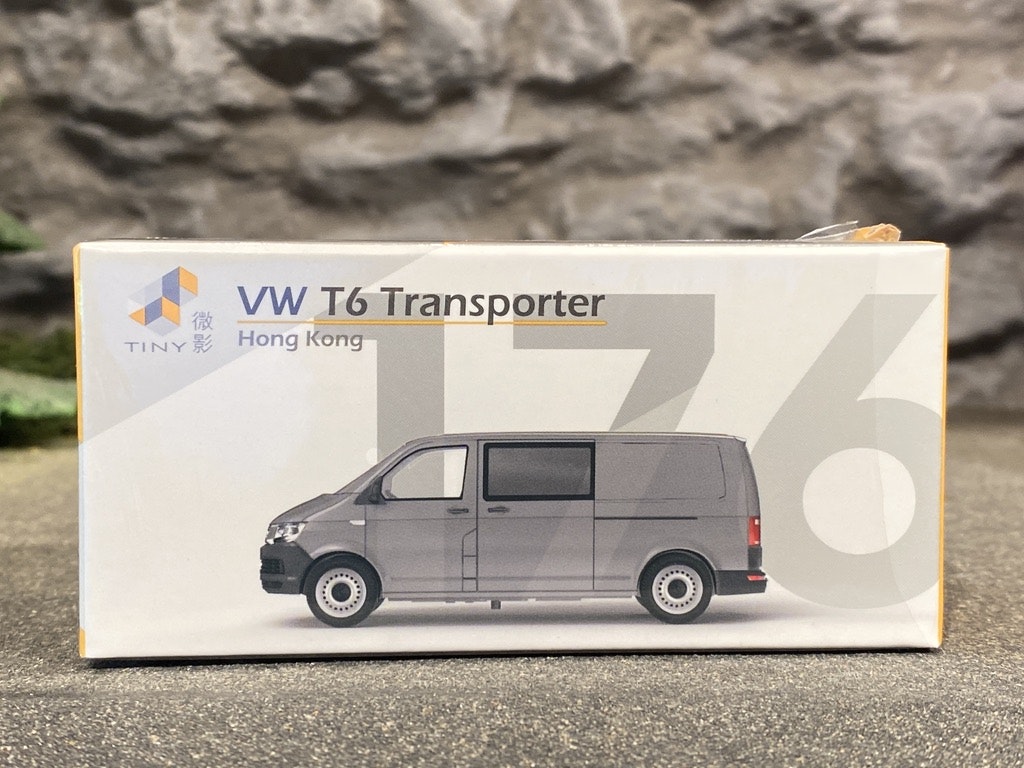 Skala 1/64 - Volkswagen T6 Transporter (Grå) fr Tiny