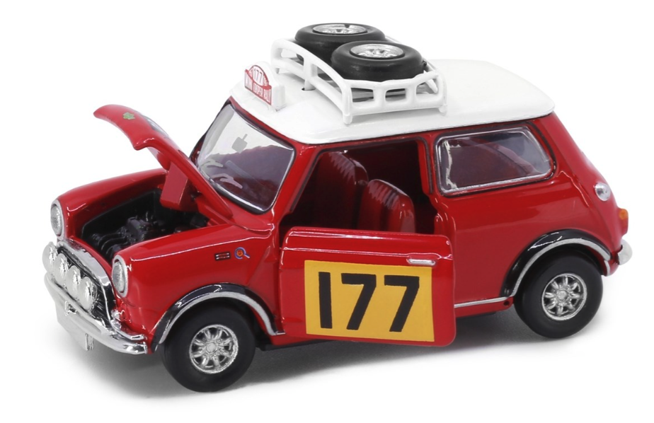 Skala 1/64 - Mini Cooper Mk1 Rally #177 fr Tiny