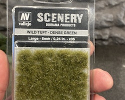 Scenery Diorama Products - Wild Tuft - Dense Green - Large  6 mm SC413 fr Vallejo