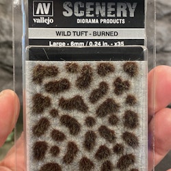 Scenery Diorama Products - Wild Tuft - Burned - Large  6 mm SC414 fr Vallejo
