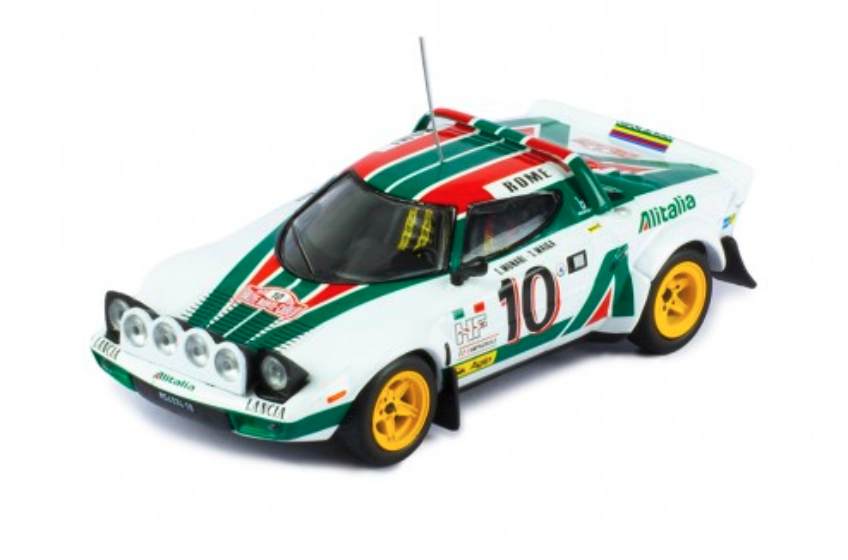 Skala 1/43 - Lancia Stratos 76' #10 S Munari / S Maiga fr IXO-models