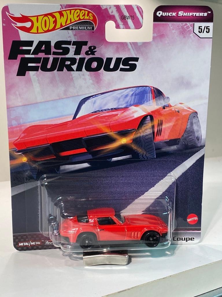 Skala 1/64 Hot Wheels Premium - Fast & Furious - Corvette Stingray Coupé 65'