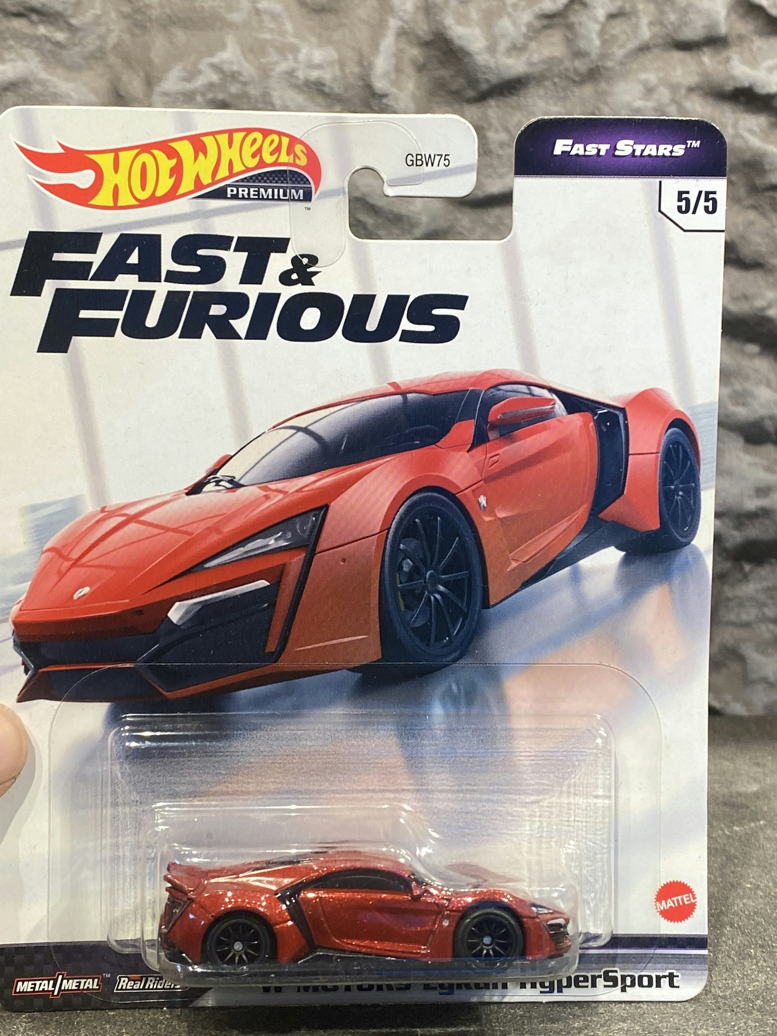 Skala 1/64 Hot Wheels Premium - Fast & Furious: W MOTORS Lykan Hypersport